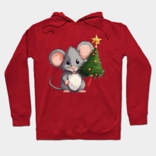 Xmas Tree Mouse Hoodie